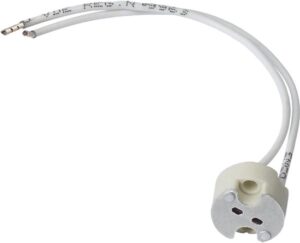 Lamphouder G4 - GU5.3 - GY6.35 - Rond - Wit