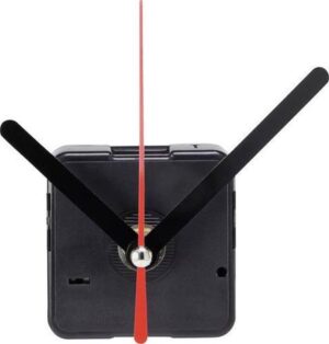 Quartz Klok Los Uurwerk 55x55x15mm - Wandklok - Uurwerk vervangen - Bevestiging 3 mm - Zwart