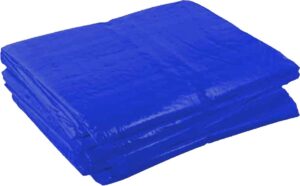 Bouwzeil 10x12m - 75gr/m² - Blauw