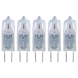 Osram G4 Halogeenlamp 12V - 10W 130lm - Halogeen Lampjes Insteek - Warm Wit Licht - Dimbaar - 10x10x33mm - Per 5 Halogeenlampen