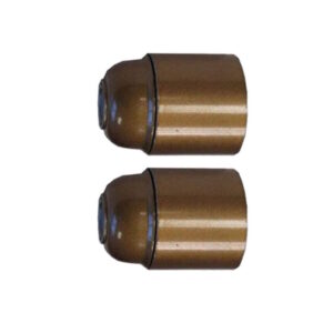 Lamphouder - Glad - E27 - Goud - Per 2 stuks