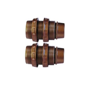 Lamphouder + 2 ringen - E14 - Goud - Per 2 stuks