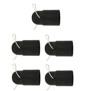 Lamphouder met trekschakelaar - Glad - E27 - Zwart - Per 5 stuks