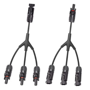 MC4 Solar Connector - Y-Splitter - Solar MC4 Connector - IP67 - 3 Female naar 1 Male + 3 Male naar 1 Female