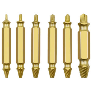 Schroeven uitdraai set - 6-delig - Hoogwaardig Staal