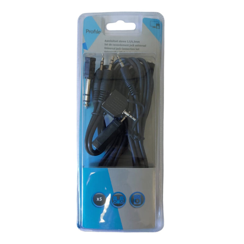 Profile® Aansluitset Stereo - 3,5-6,3mm_1