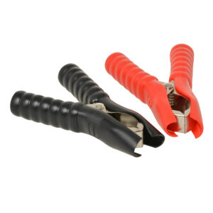 Heavy Duty Accuklemmen Set - 100A - Rood/Zwart