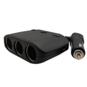 ProRide Auto Sigarettenaansteker Splitter met Schakelaars - 3x 12V stopcontacten - 2x USB poorten
