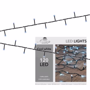 Anna's Collection Kerstverlichting met Trafo - 120 LED's - 9 meter - Koel Wit