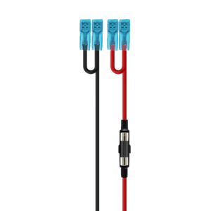 Aansluitkabel voor USB en 12V-stopcontacten - Tweevoudig  - 2x1mm² - 60cm - Geschikt vor IB/OB2