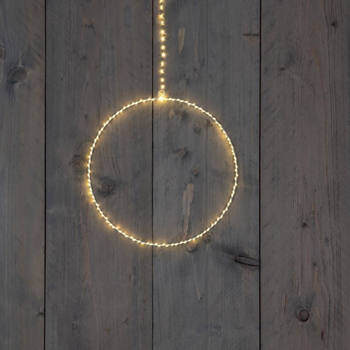 Kerst Zilverraadverlichting met Timer_Circle_1
