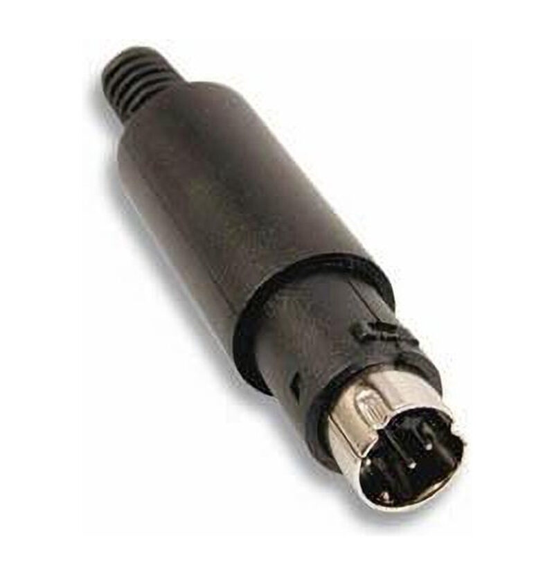 Mini Dinplug Video 8 Polig - Per 1 stuks