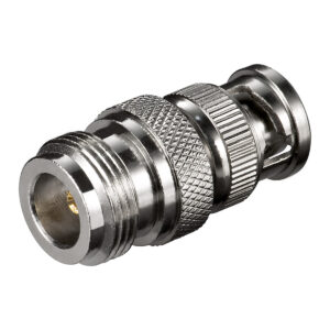 Goobay N-Connector Adapter - N-Connector (v) naar BNC (m) - met vergulde pin