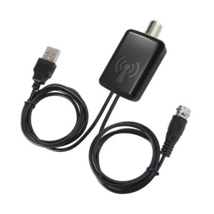 Digitale TV-antenne versterker - UFV VFH DVB-T DVB-T2 ATSC - Zwart