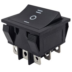 ProRide Wipschakelaar ON-OFF-ON KCD9-202 - 3 Polig - 250V/16A - Zwart