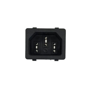 ProRide C14 IEC-Connector Chassisdeel - Mannelijk - 10A 250V - AC-01 - Zwart