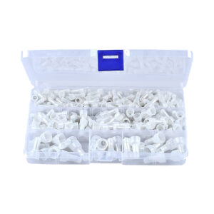 Nylon Krimpdoppen Assortiment - 22-16/16-14/12-10 - 120-delig - Transparant