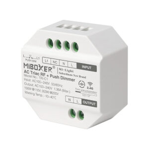 Mi Boxer Mi-Light AC Triac RF+Push Dimmer - Max. 300W - 220V - TRI-C1