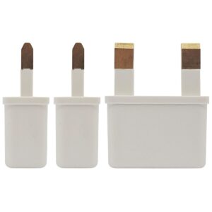 Reisstekker EU naar UK - Wereldstekker EU naar Engeland, Ierland, Malta, Maleisië - Wit - 3 stuks