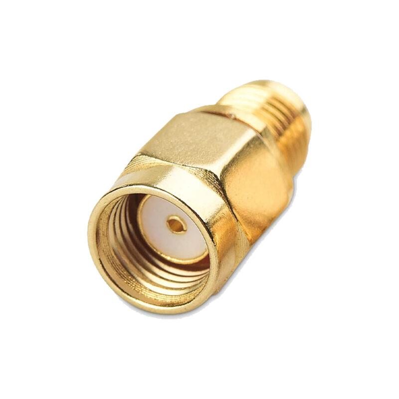 SMA Adapter - RP-SMA (m) naar SMA (v) - Verguld - 50 Ohm - Per 1 stuk(s)_1
