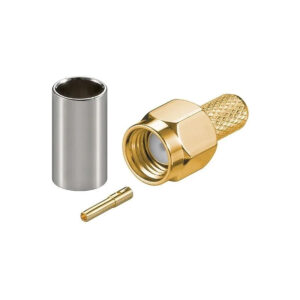 SMA Connector - RP-SMA (m) - RG-58 - Verguld - 1 stuks