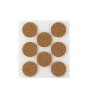 Inofix Zelfklevende Vilt Ø27mm - Rond - Bruin - 8 stuks