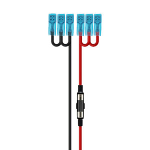 Aansluitkabel voor USB en 12V-stopcontacten - Drievoudig  - 2x1mm² - 60cm - Geschikt voo3 IB/OB3