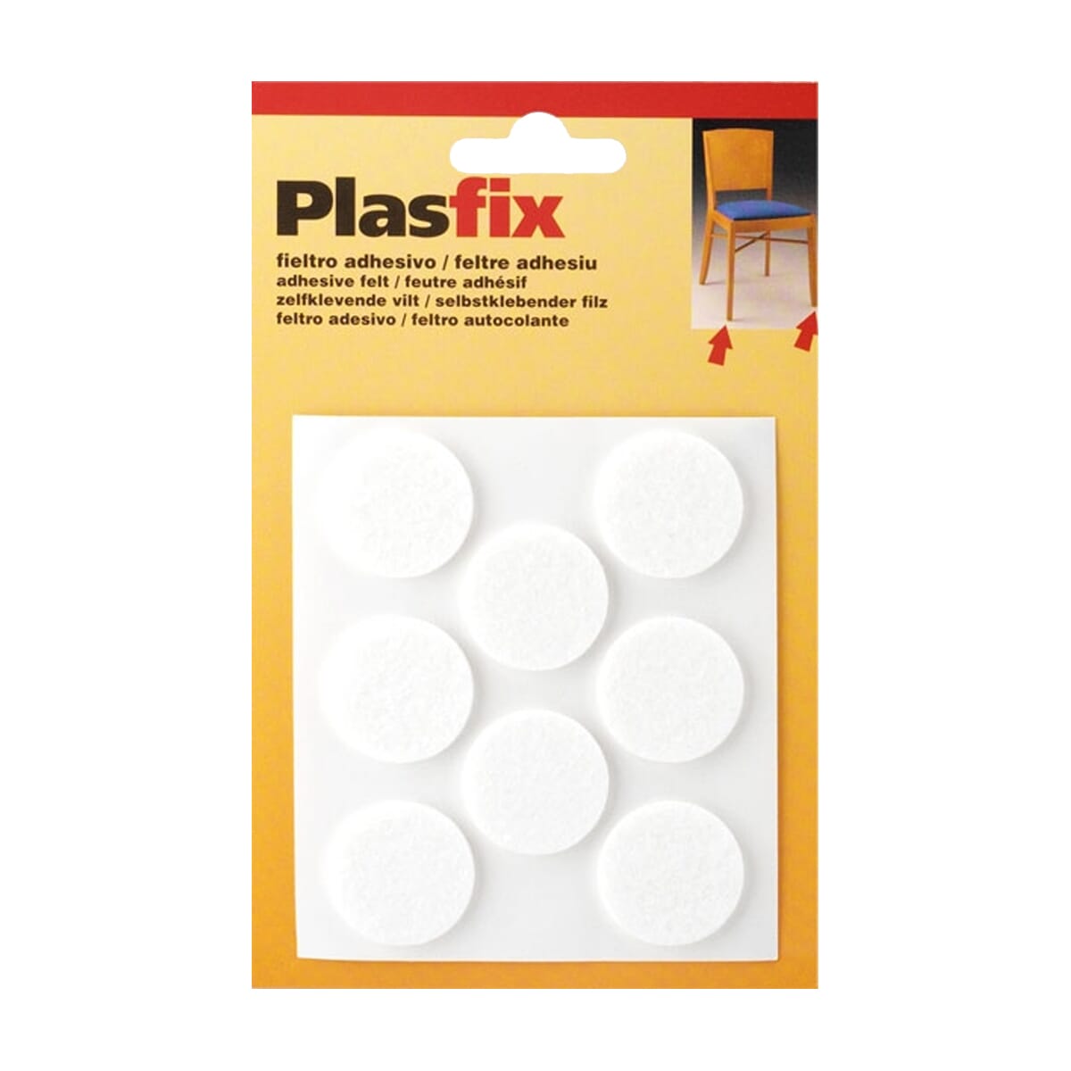 Inofix-Zelfklevende-Vilt-27mm-Rond-Wit-8-stuks_2