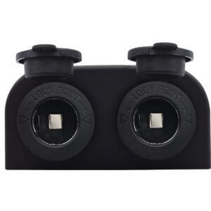 ProRide 12V Sigarettenaansteker 2 Stopcontacten Opbouw - 12/24V - 10A - Complete set - Stopcontact Auto, Boot en Camper