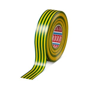 Tesa Isolatietape 19mm - 20 meter - Groen/Geel