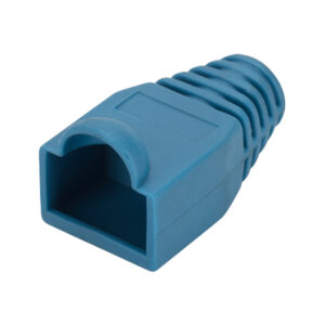 Netwerkplug huls voor RJ45 connectoren - kabel tot ⌀6mm - Blauw - 10 stuks