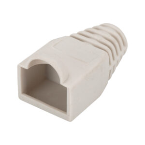 Netwerkplug huls voor RJ45 connectoren - kabel tot ⌀6mm - Grijs - 10 stuks
