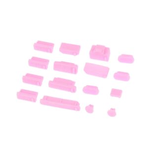 Stofplug voor Computer/Laptop poorten - 16-Delig - Roze