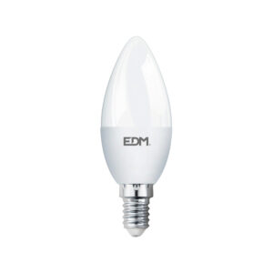 EDM LED Kaarslamp B35 E14 5W 3200K 400lm 230V - LED Lampen - Warm Wit - 3-Pack
