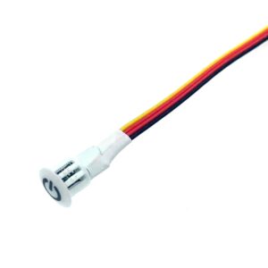 ProRide Schakelaar met Aanraaksensor 16mm - Dimfunctie - 5-24V/2.5A - Wit