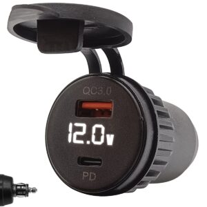 ProRide USB Lader Motor - Din Hella - PD/QC3.0 - 12V/24V - Motor USB C lader 2 poorten