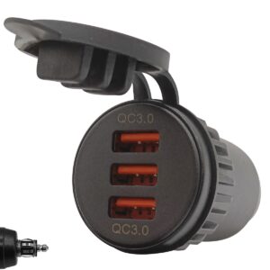 ProRide USB Lader Motor - Din Hella - QC3.0 - 12V/24V - Motor USB lader 3 poorten