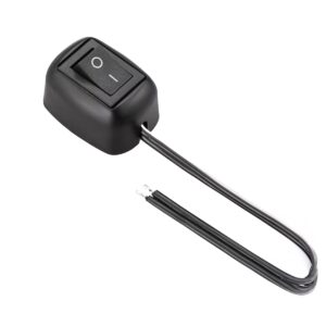 ProRide Auto Schakelaar 12V ON-OFF met Aansluitkabel - Opbouw - 60cm - Zwart - Geschikt voor Mistlampen