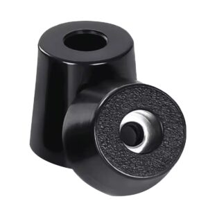 Vloerbeschermers 15x12x8mm - Anti-slip doppen - Rond - Zwart - Per stuk