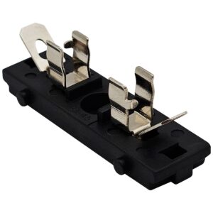 VLTG Zekeringhouder Inbouw Paneel 6.3x32mm - Montage op printplaat - Geschikt voor 6.3x32mm glaszekering