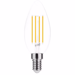 Modee E14 LED Lamp 4W - 470lm - 4000K - Neutraal Wit - LED Filament Kaarslamp B35 - Vervangt 40W Halogeen Gloeilamp
