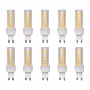 Avide G9 LED Insteeklamp 7W 220-240V - 3000K - 640lm - LED Lampjes Insteek - Warm wit licht - Vervangt 49W lamp - 10 stuks