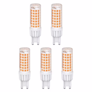 Avide G9 LED Insteeklamp 7W 220-240V - 4000K - 800lm - LED Lampjes Insteek - Wit licht - Vervangt 50W lamp - 5 stuks