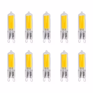 Avide G9 LED Insteeklamp 5W 220-240V - 3000K - 500lm - LED Lampjes Insteek - Warm wit licht - Vervangt 42W lamp - 10 stuks