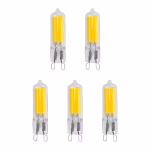 Avide G9 LED Insteeklamp 2W 220-240V - 4000K - 200lm - LED Lampjes Insteek - Wit licht - Vervangt 21W lamp - 5 stuks