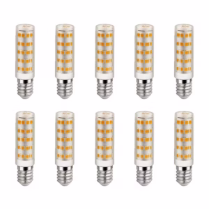 Avide LED Buislamp E14 4.2W 220-240V - 3000K - 450lm - LED Lamp - Warm wit licht - Vervangt 39W lamp - 10 stuks