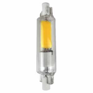 Avide R7S LED Staaflamp Dimbaar 78mm - 5W 220-240V - 4000K - 500lm - LED Lampjes Insteek - Wit licht - Vervangt 42W lamp