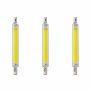 Avide R7s LED Staaflamp 118mm - 7W 220-240V - 4000K - 700lm - LED Lampjes Insteek - Wit licht - Vervangt 54W lamp - 3 stuks