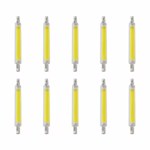 Avide R7s LED Staaflamp 118mm - 13W 220-240V - 3000K - 1100lm - LED Lampjes Insteek - Warm wit licht - Vervangt 77W lamp - 10 stuks