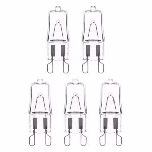 Avide G9 Halogeen 28W 220-240V Dimbaar - 3000K - 350lm - Halogeen Lampjes Insteek - Warm wit licht - 5 stuks